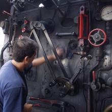 02 – Locomotiva a Vapor. Peso da Régua. 2006. Foto Luís Canotilho