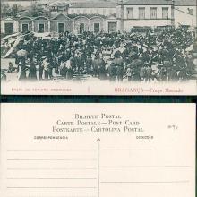 02 – Bilhete postal do antigo mercado de Bragança do princípio do séc. XX. Edição de Adriano Rodrigues