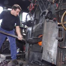 07 – Locomotiva a Vapor. Peso da Régua. 2006. Foto Luís Canotilho