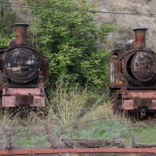 15 – Cemitério de locomotivas no Peso da Régua. 2006. Foto Luís Canotilho