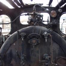 26 – Cemitério de locomotivas no Peso da Régua. 2006. Foto Luís Canotilho